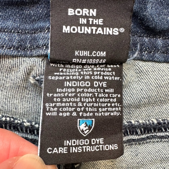 Kuhl Jeans Mens 32x32 Blue Indigo Dye Straight Leg Denim - Picture 8 of 10